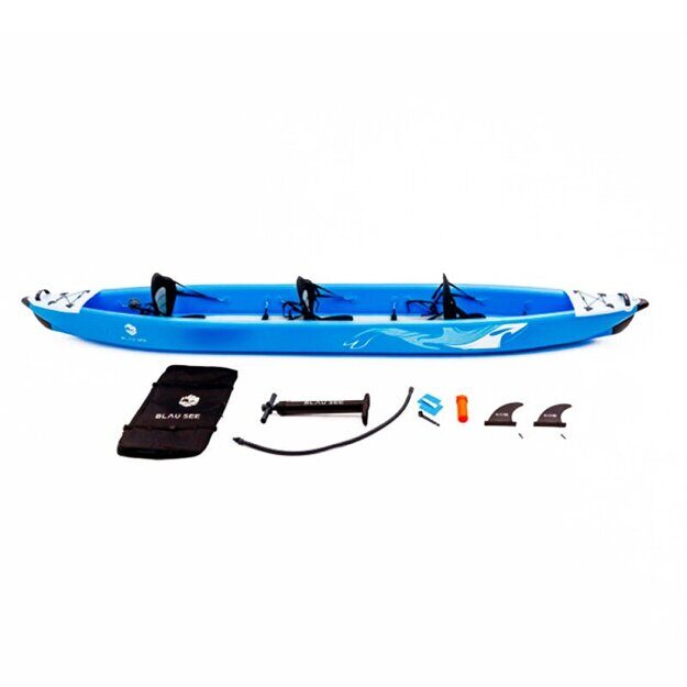 Каяк надувной Blausee Whale 3 Expedition Премиум